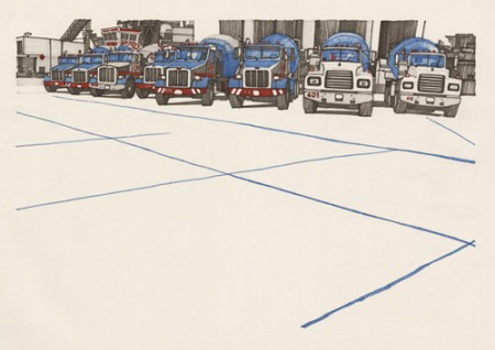 Felt-tip pen on paper, 2005