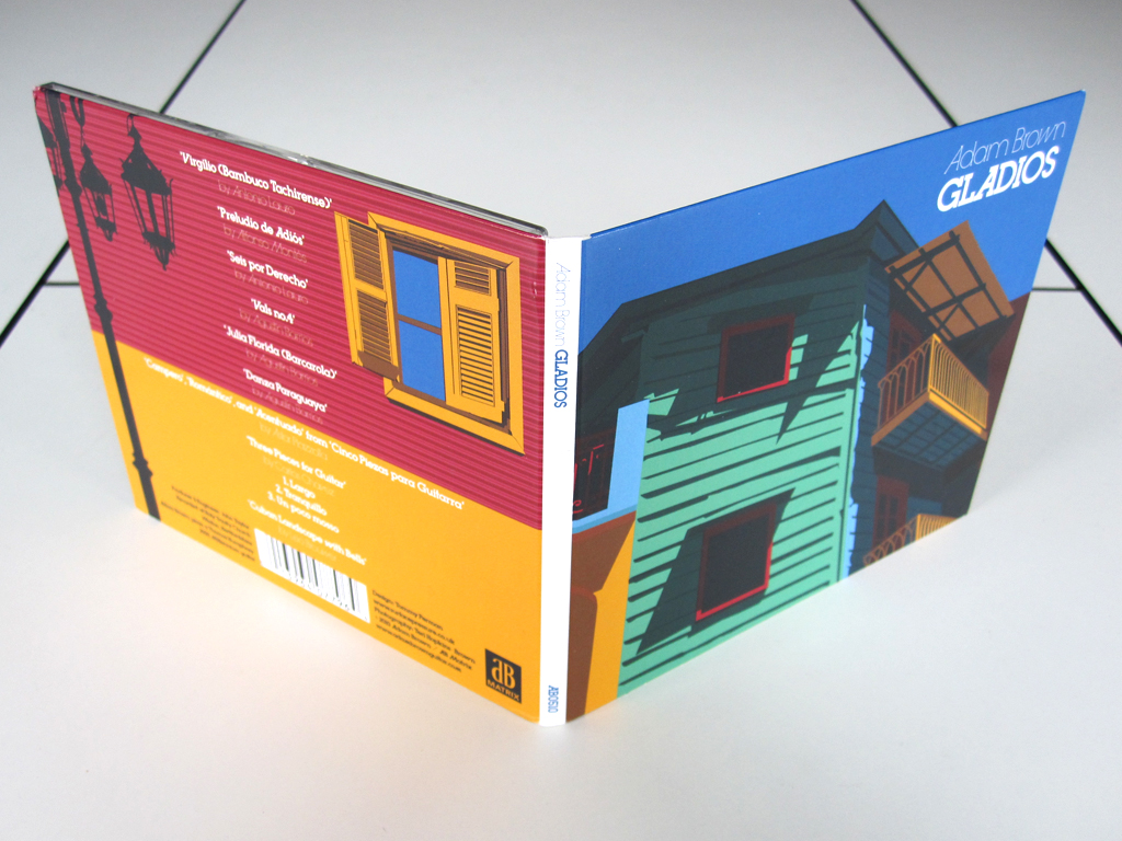 Adam Brown - Gladios: Front and back covers